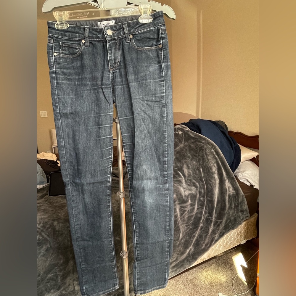 Paige denim jeans, dark wash, size 26, great condition